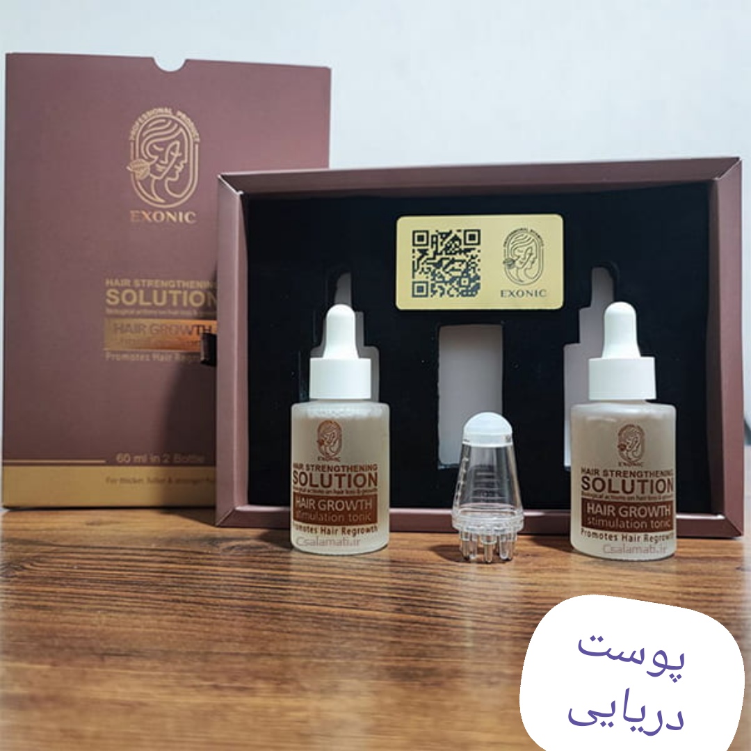 محرک ضد ریزش و محرک رشد مجدد مو به همراه اپلیکاتور EXONIC